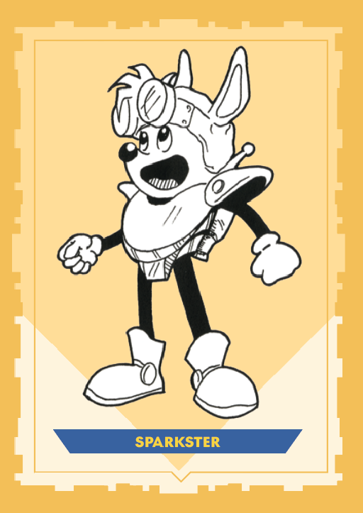 Rocket Knight Adventures: Re-Sparked Trading Card Set