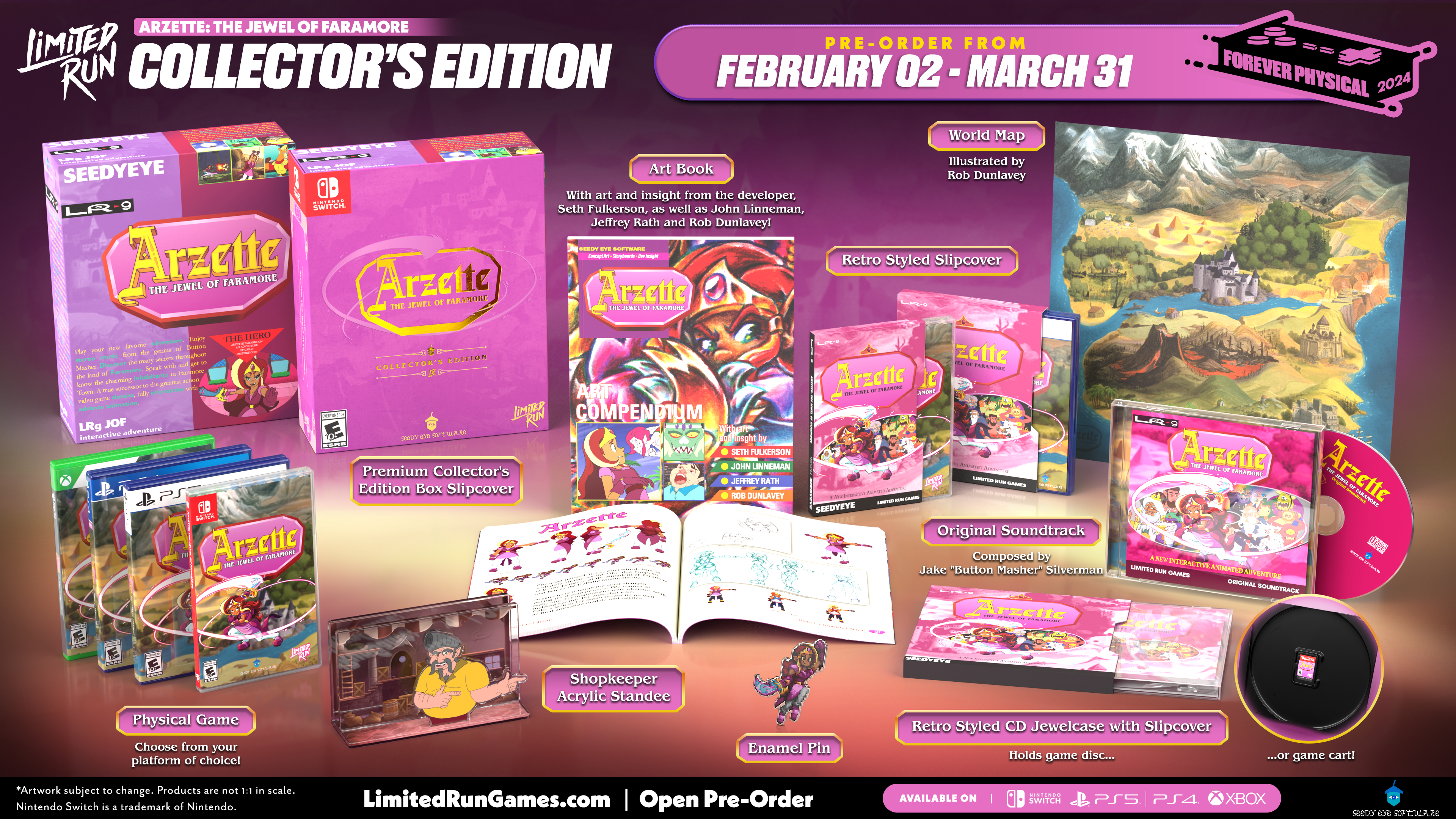 Switch Limited Run #221: Arzette: The Jewel of Faramore Collector's Edition