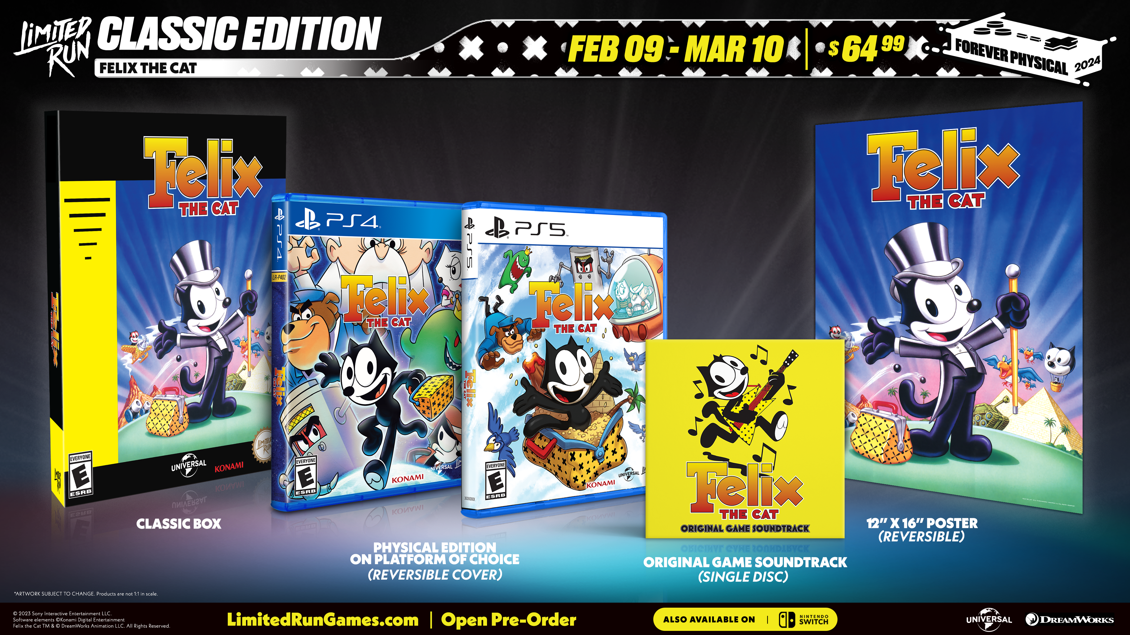 Limited Run #526: Felix the Cat Classic Edition (PS4)