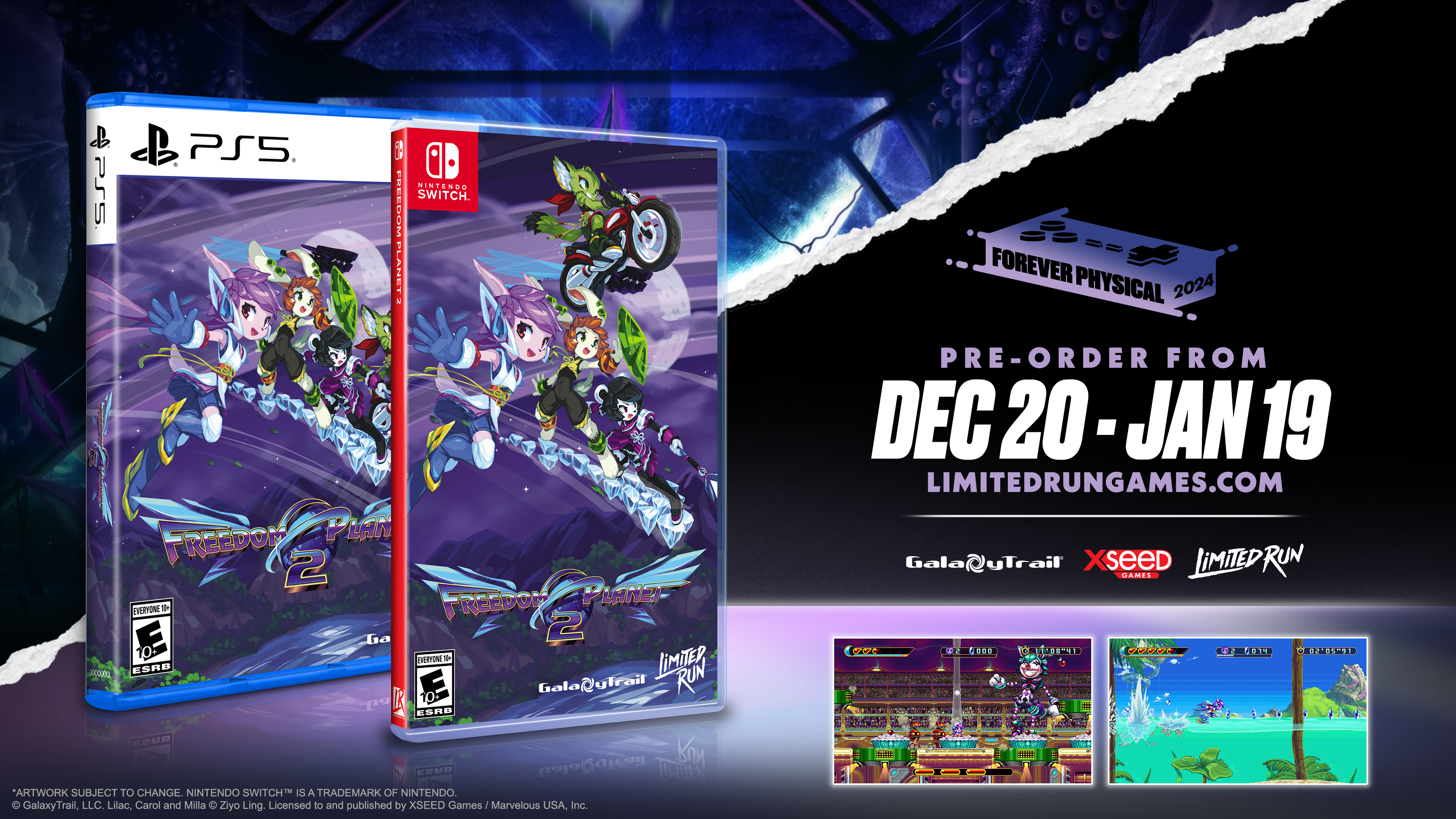 Freedom Planet 2 Standard Edition (Switch, PS5)