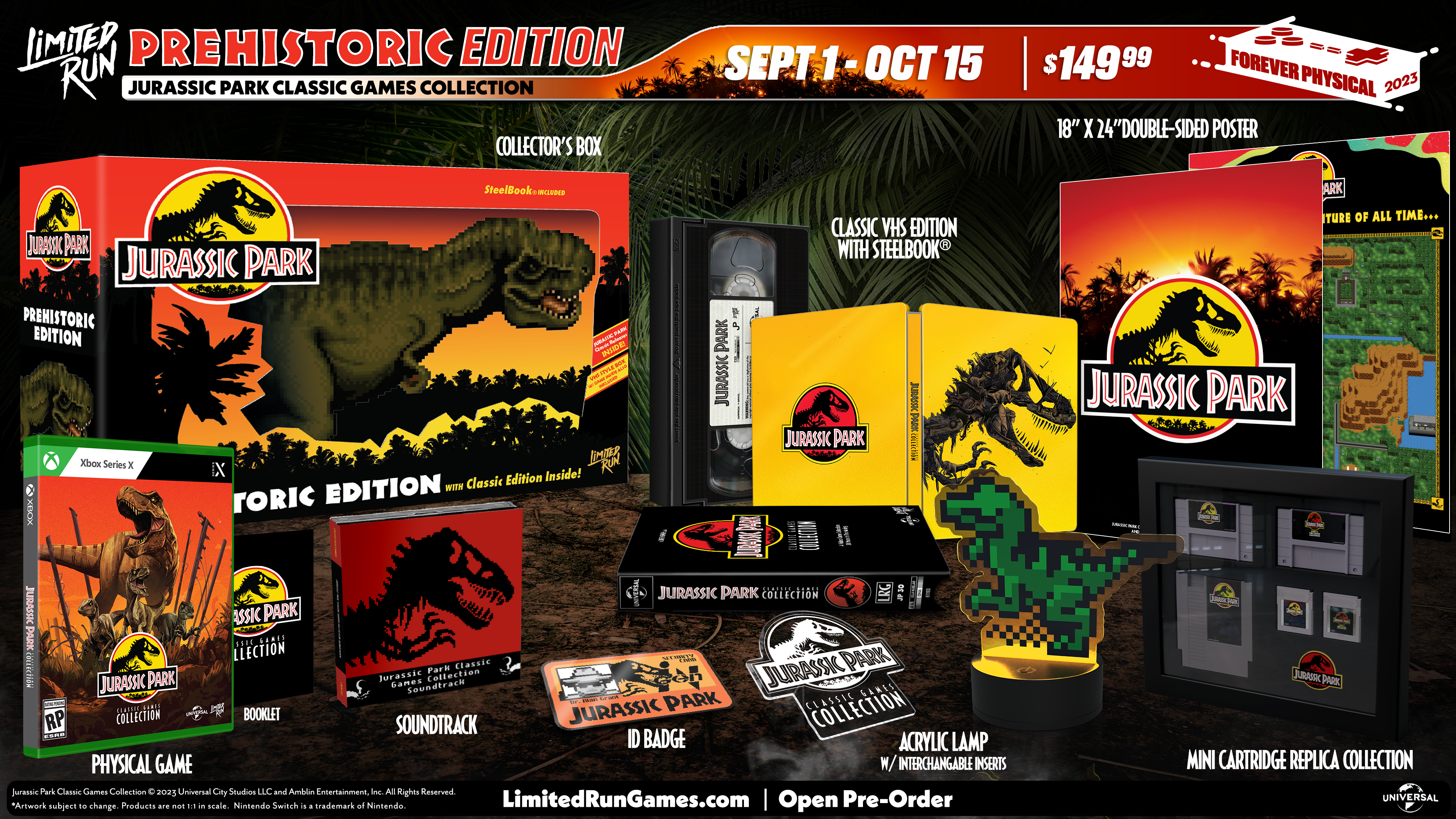 Jurassic Park: Classic Games Collection Prehistoric Edition (Xbox Series X)