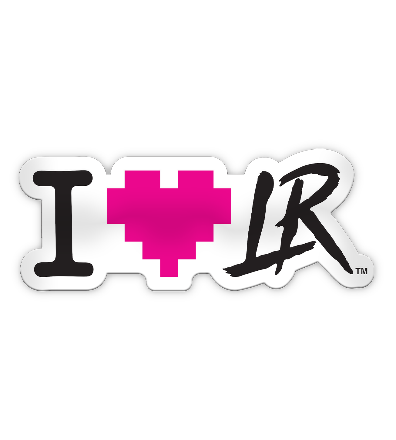 LRG NYC Pop-Up Exclusive I <3 LR Sticker