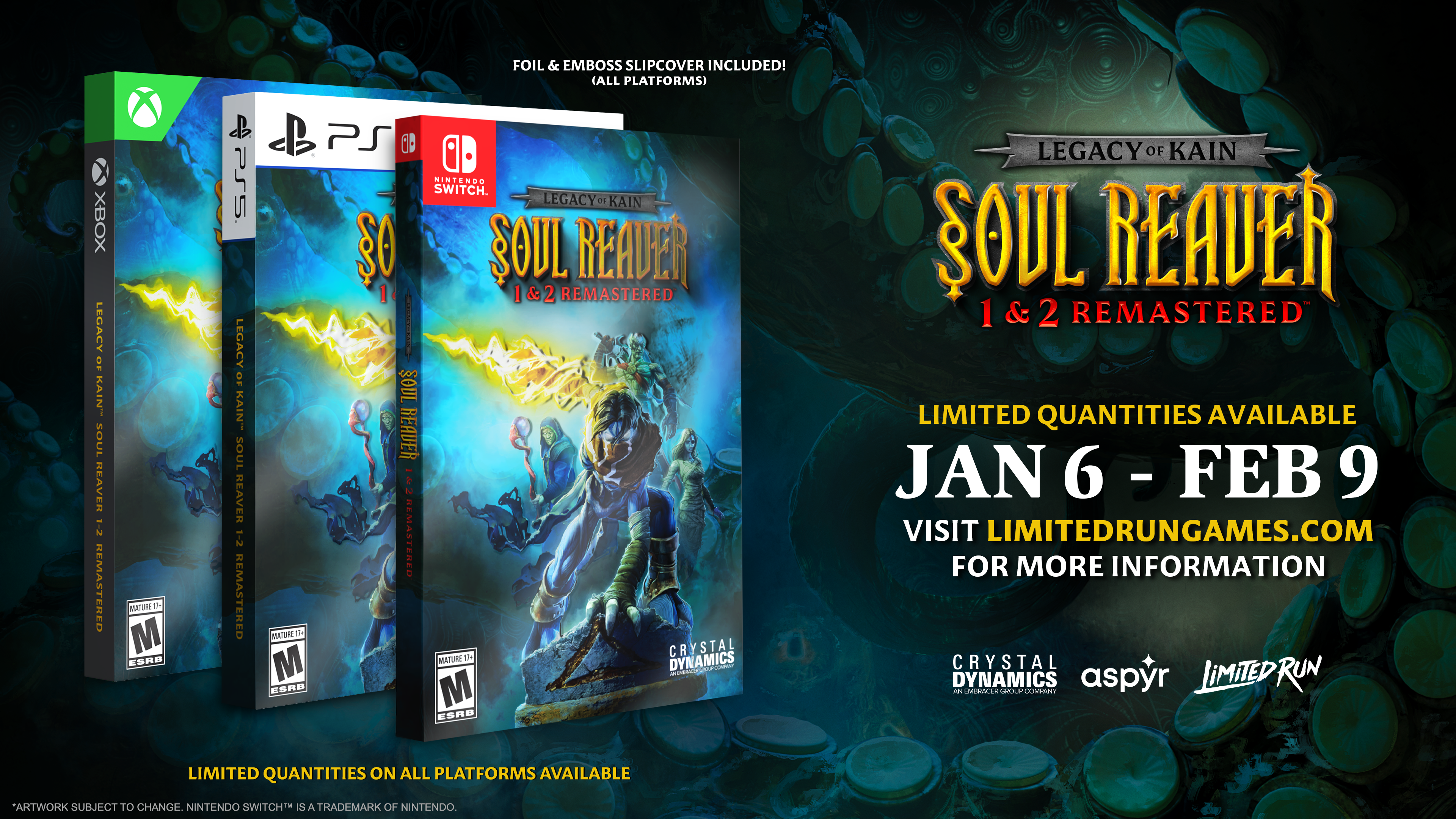 Legacy of Kain™ Soul Reaver 1 & 2 Remastered Standard Edition (Switch, PS5, Xbox)