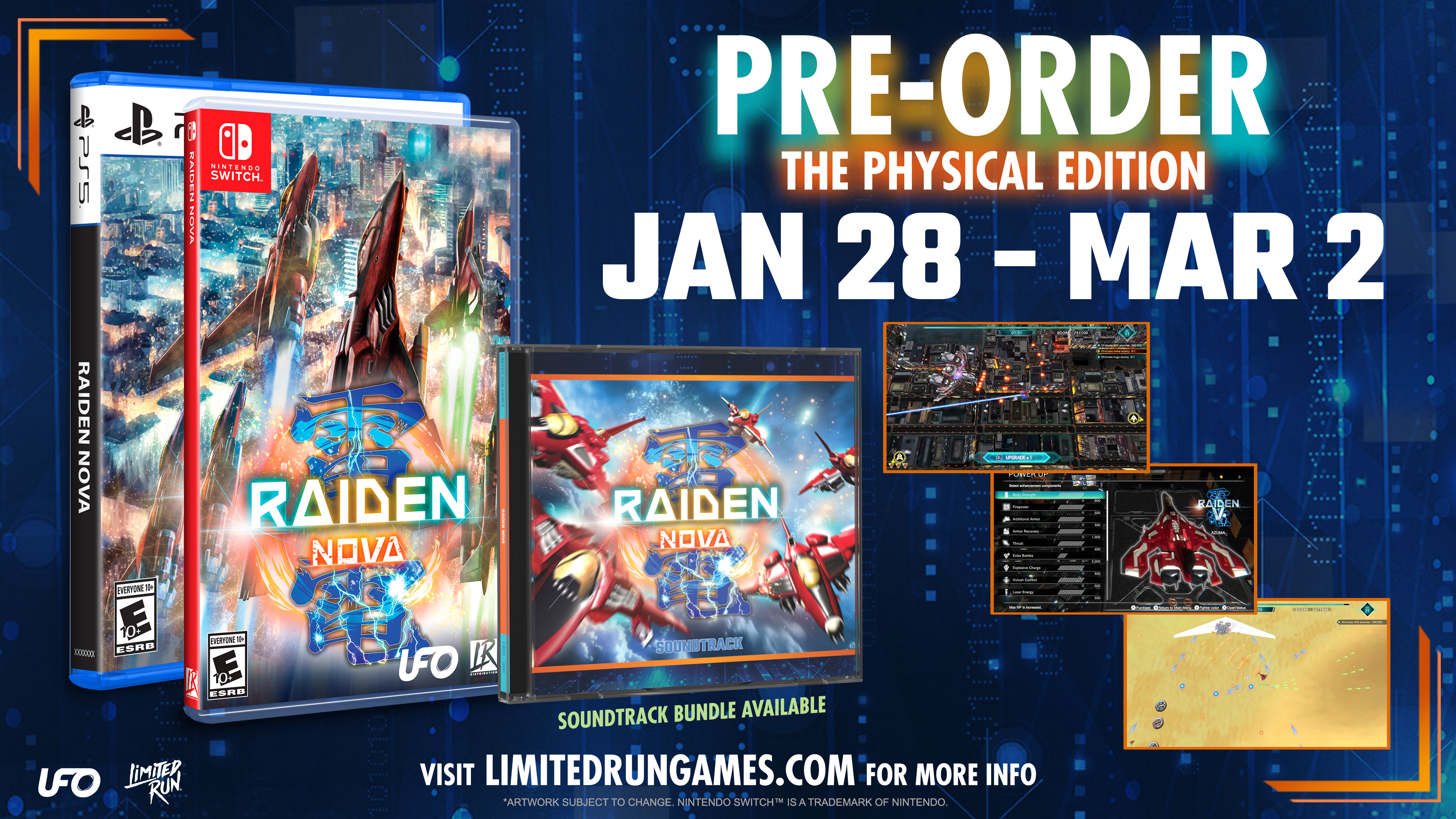 Raiden NOVA Soundtrack Bundle (Switch, PS5)