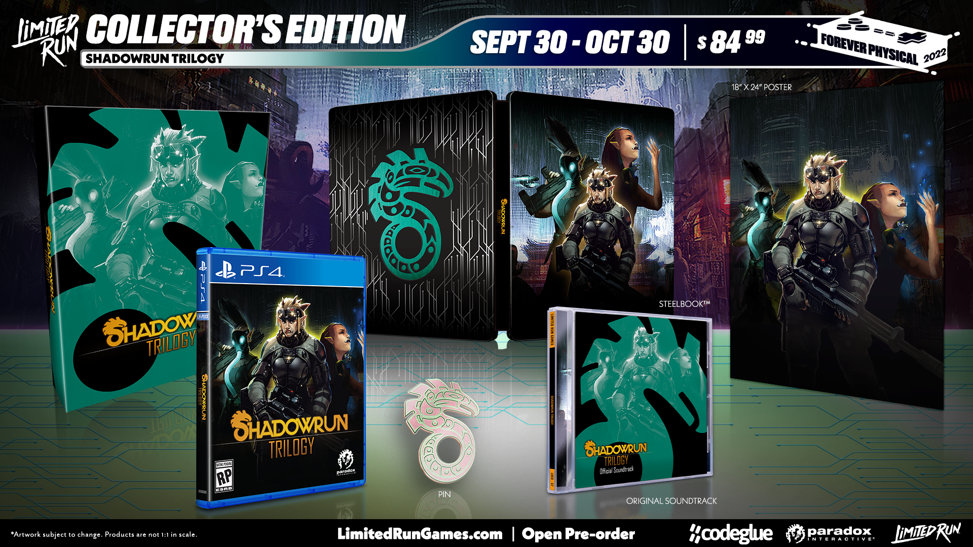 Limited Run #481: Shadowrun Trilogy Collector's Edition (PS4)