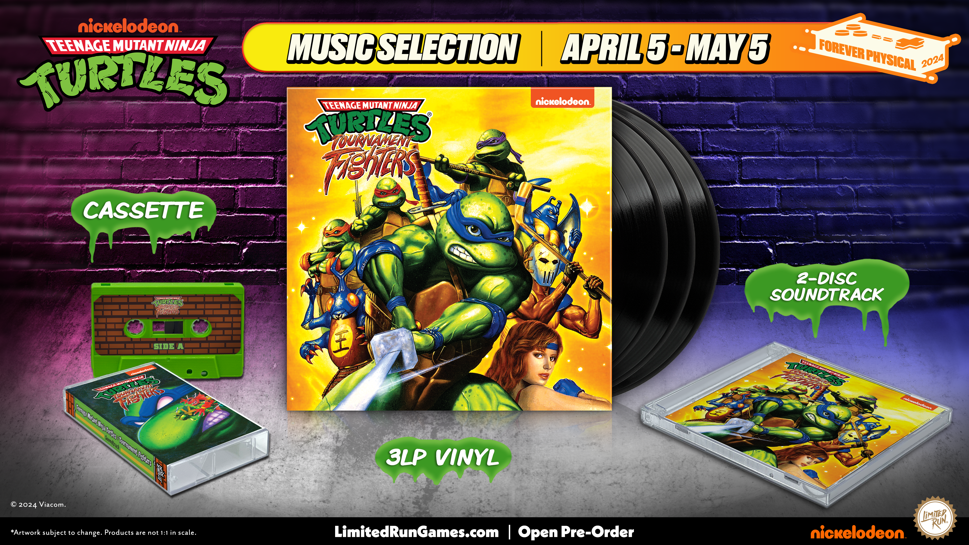 Teenage Mutant Ninja Turtles: Tournament Fighters - Cassette Soundtrack