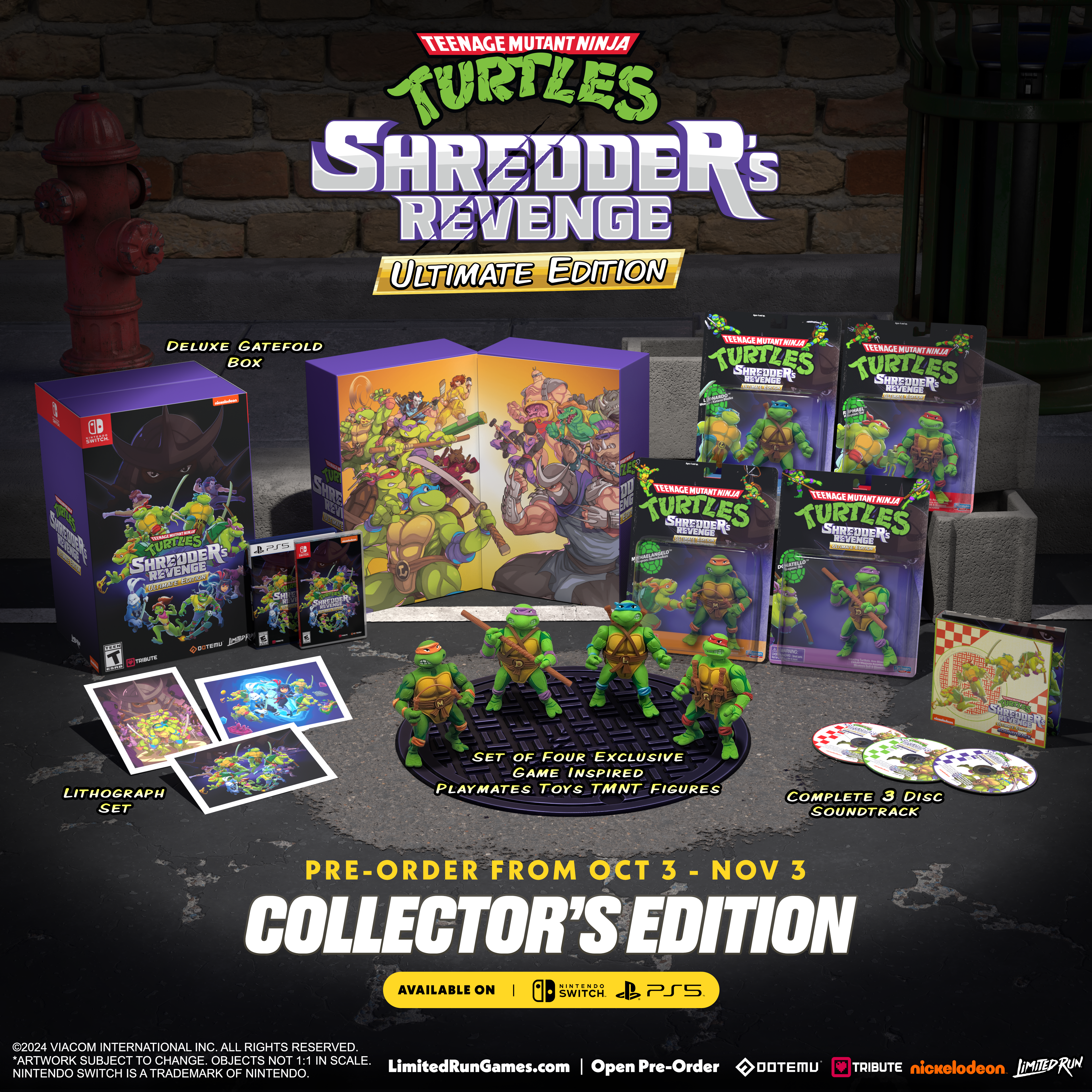 Teenage Mutant Ninja Turtles: Shredder's Revenge Ultimate Edition - Collector's Edition (Switch, PS5)