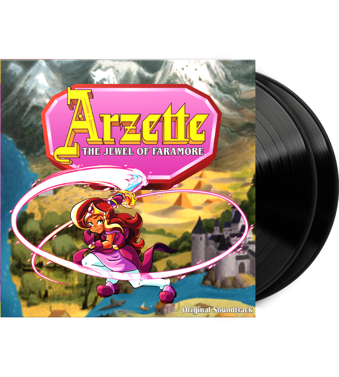 Arzette: The Jewel of Faramore Original Soundtrack - 2 LP Black Vinyl