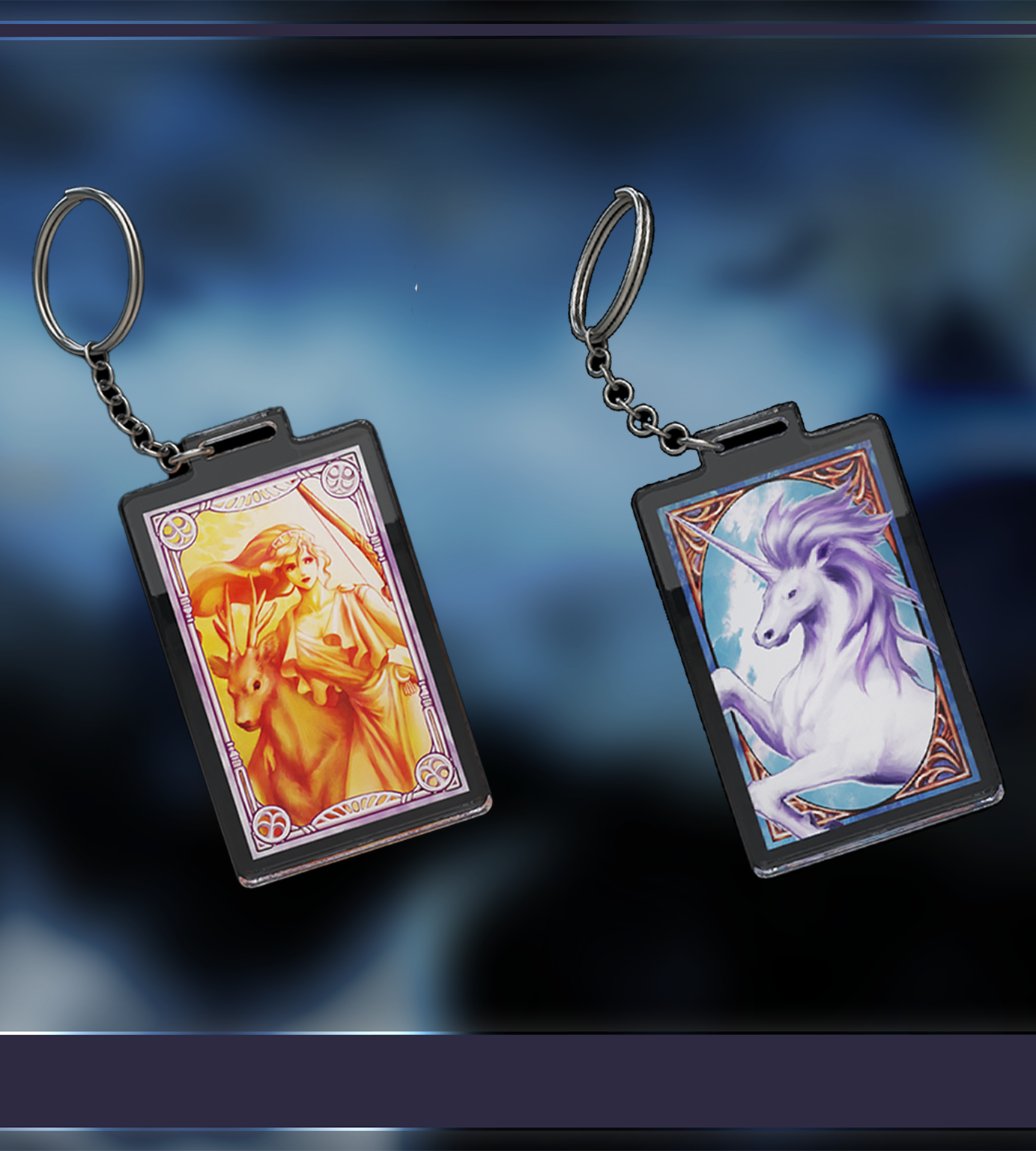 Castlevania Advance Collection Dual Card Acrylic Keychain Set