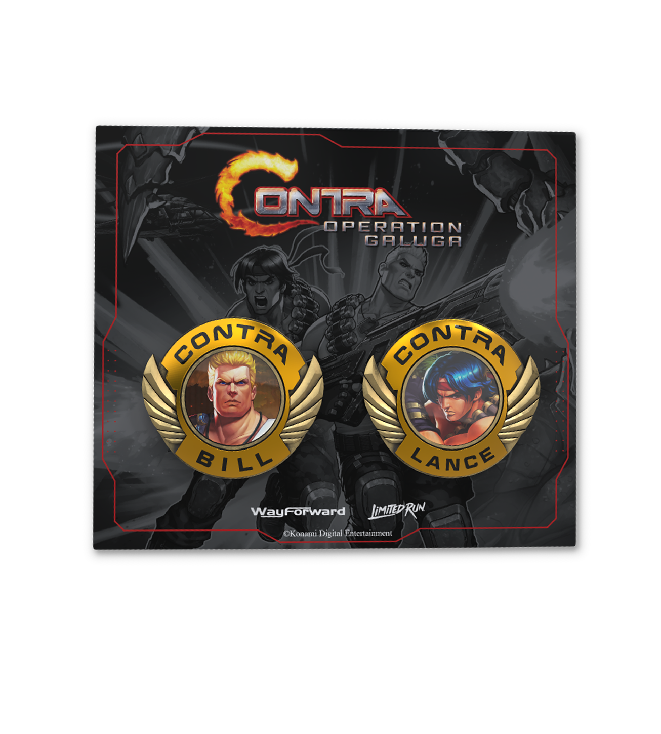 Contra: Operation Galuga Pin Set