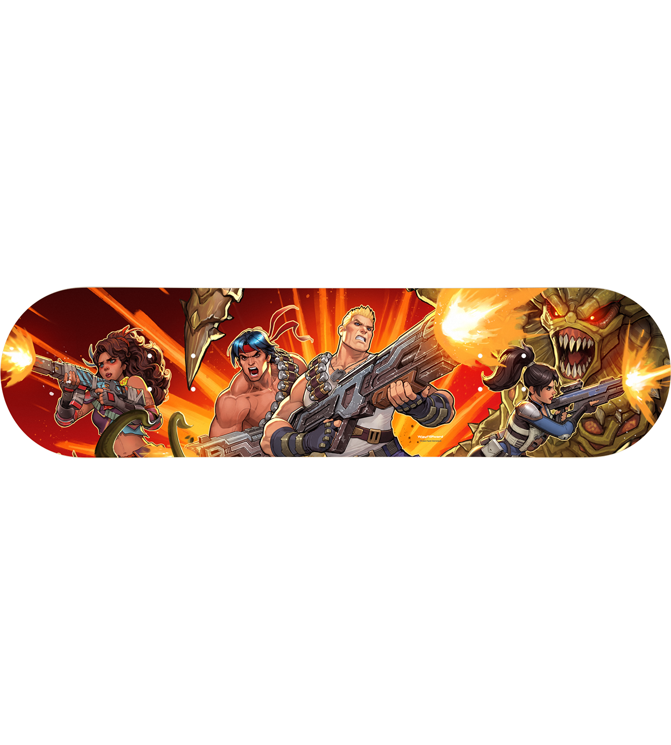 Contra: Operation Galuga Skate Deck