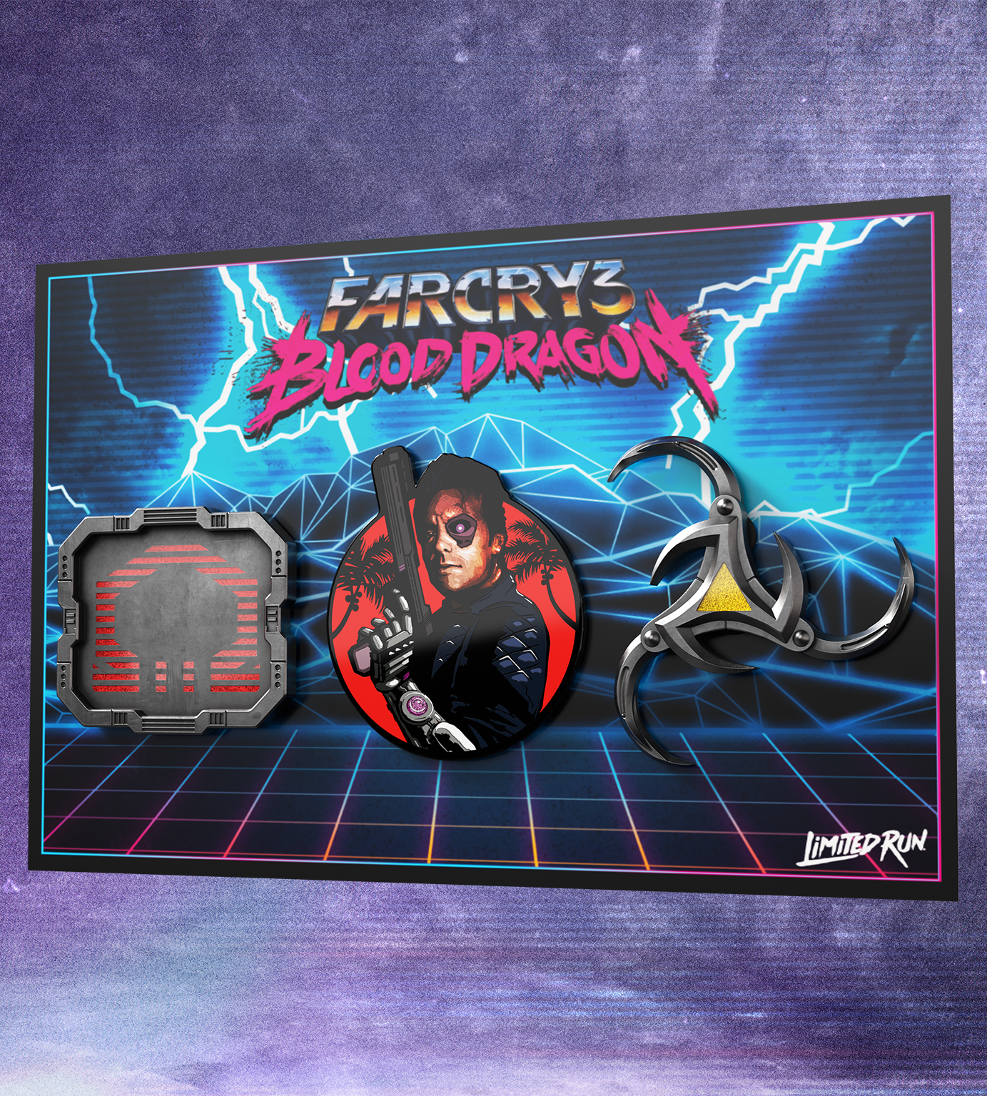 Far Cry 3 - Blood Dragon Original Enamel Pin Set