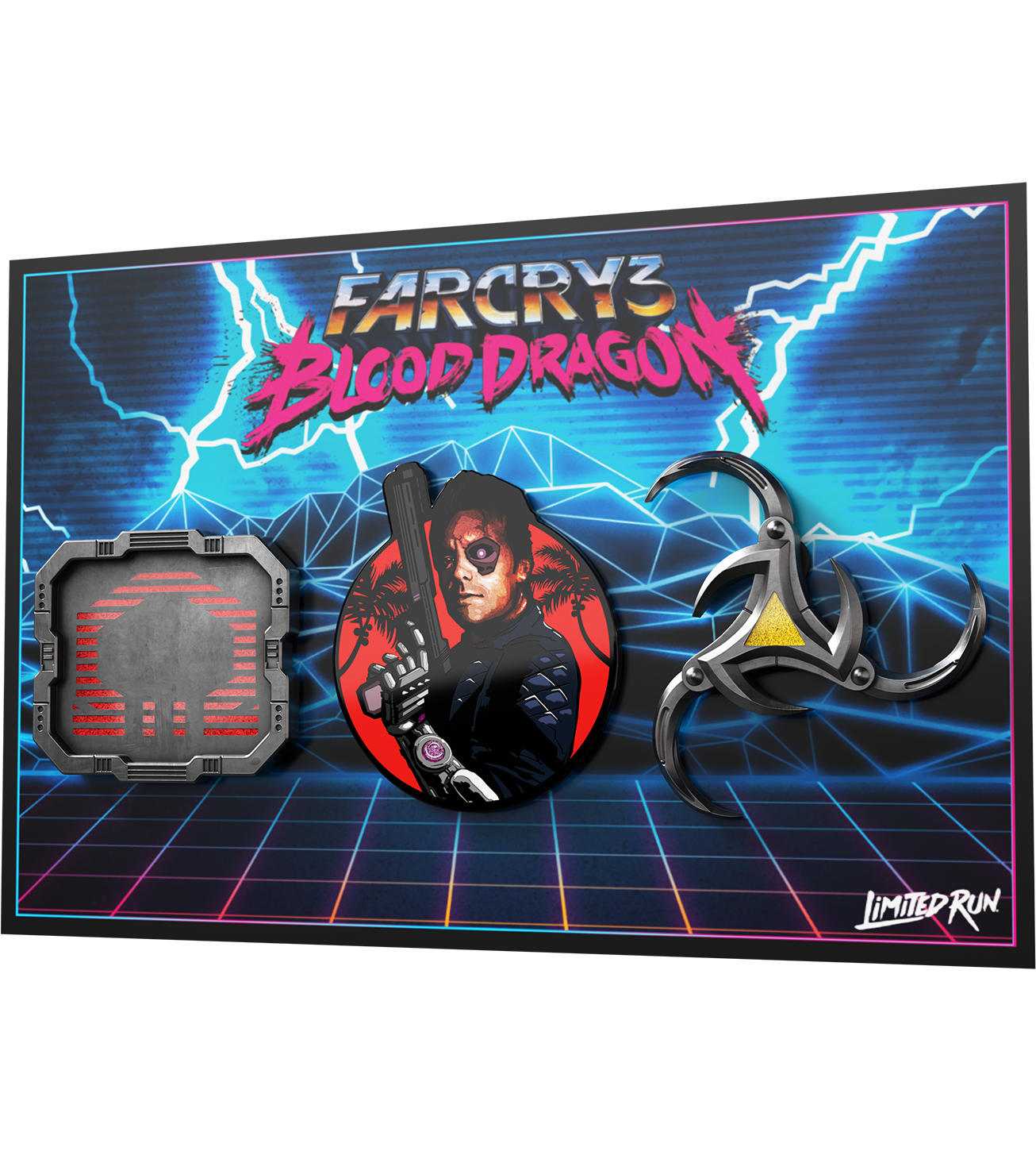 Far Cry 3 - Blood Dragon Original Enamel Pin Set