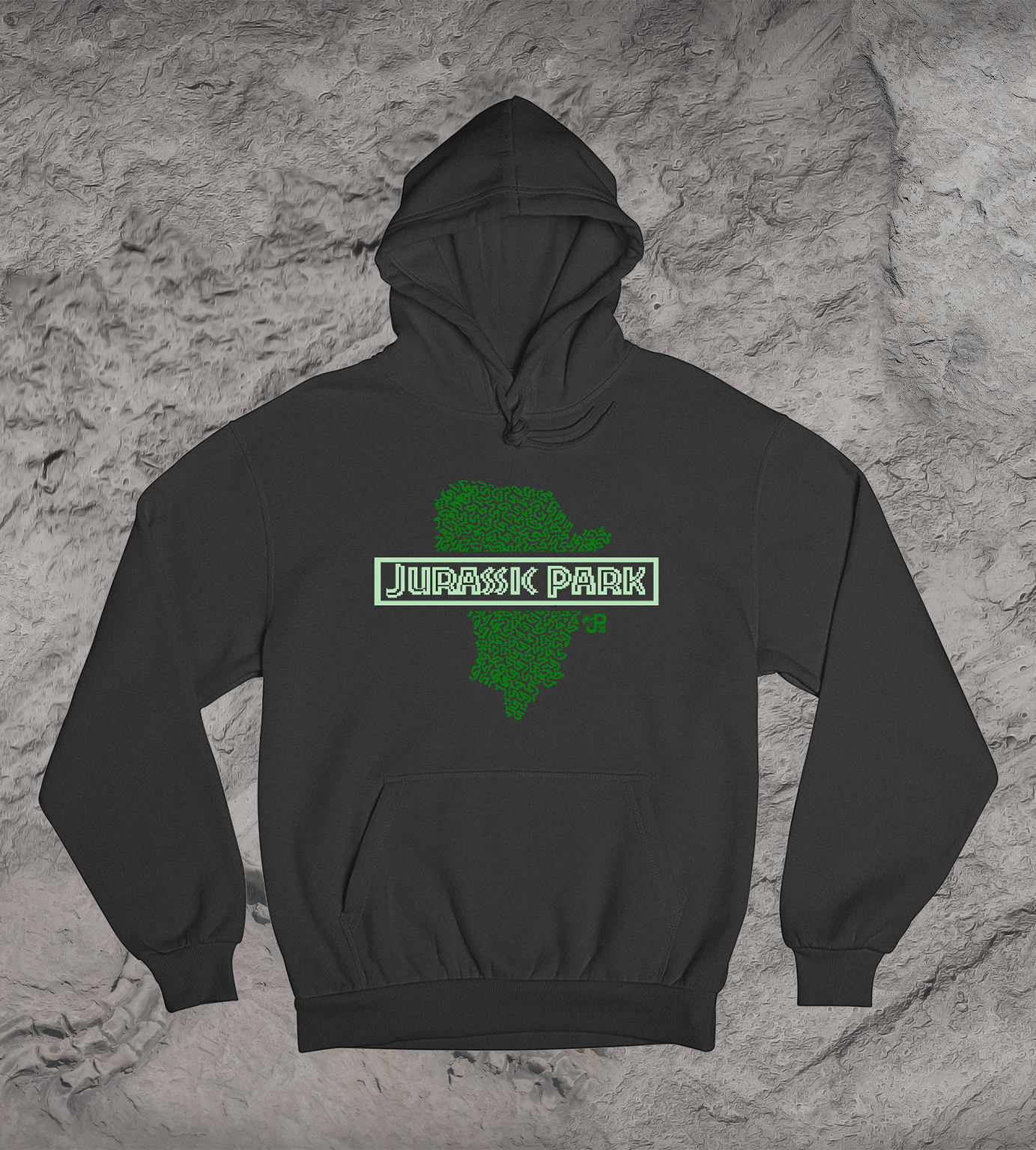 Jurassic Park Isla Nubar Pixel Hoodie