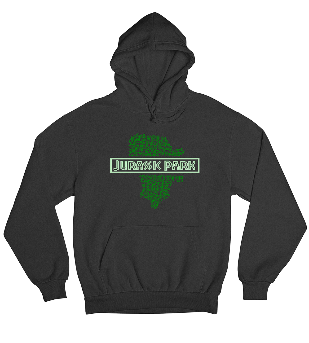 Jurassic Park Isla Nubar Pixel Hoodie