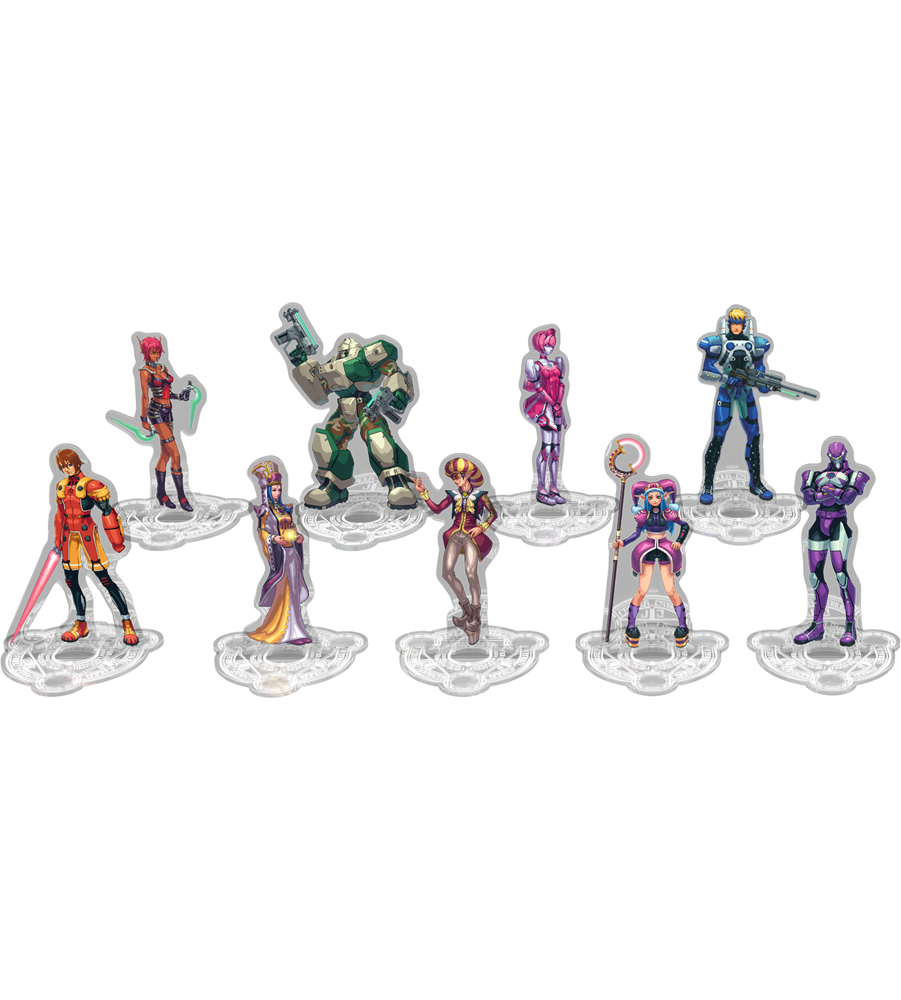 Phantasy Star Online Acrylic Standee Heroes