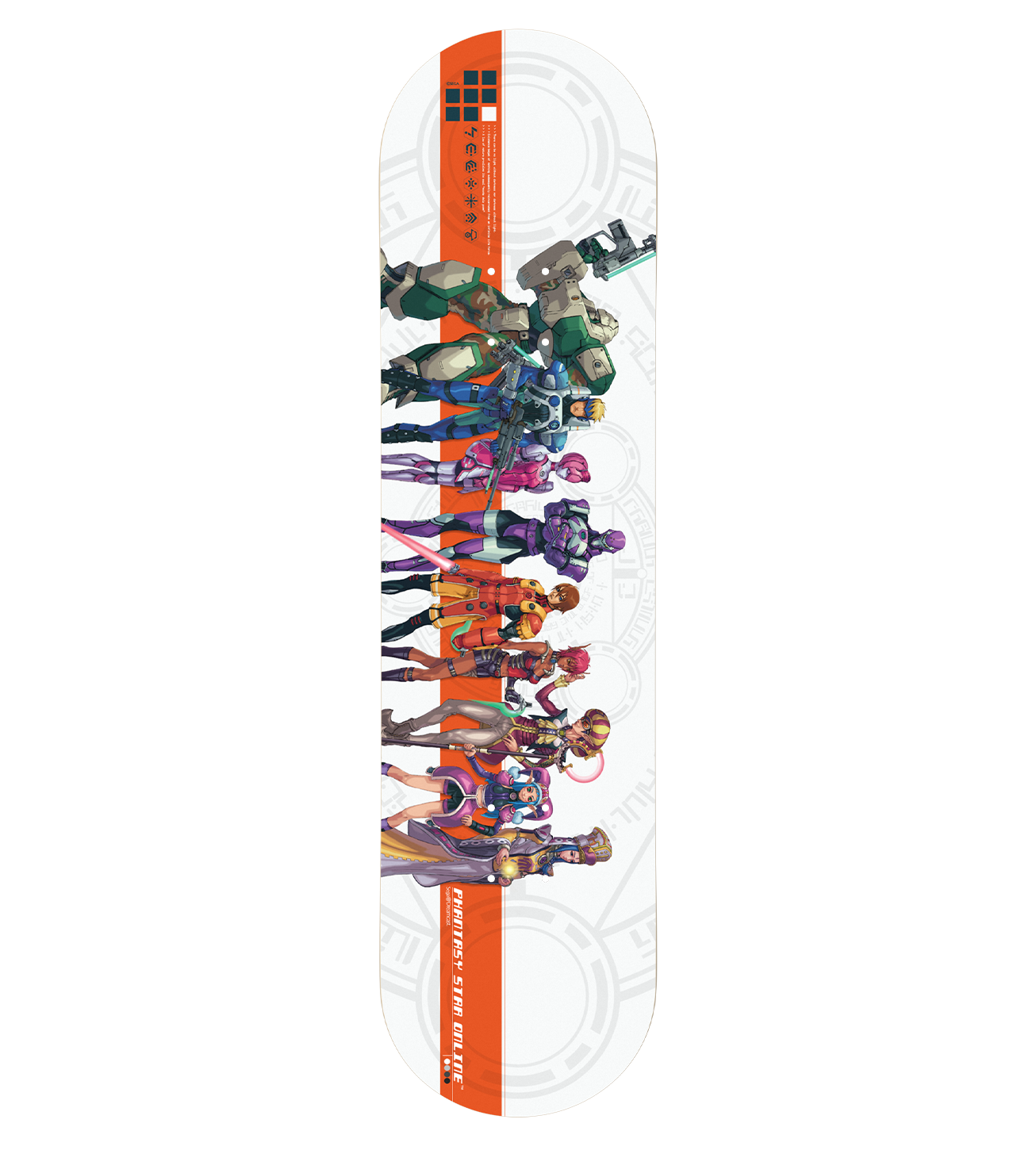 Phantasy Star Online Skate Deck