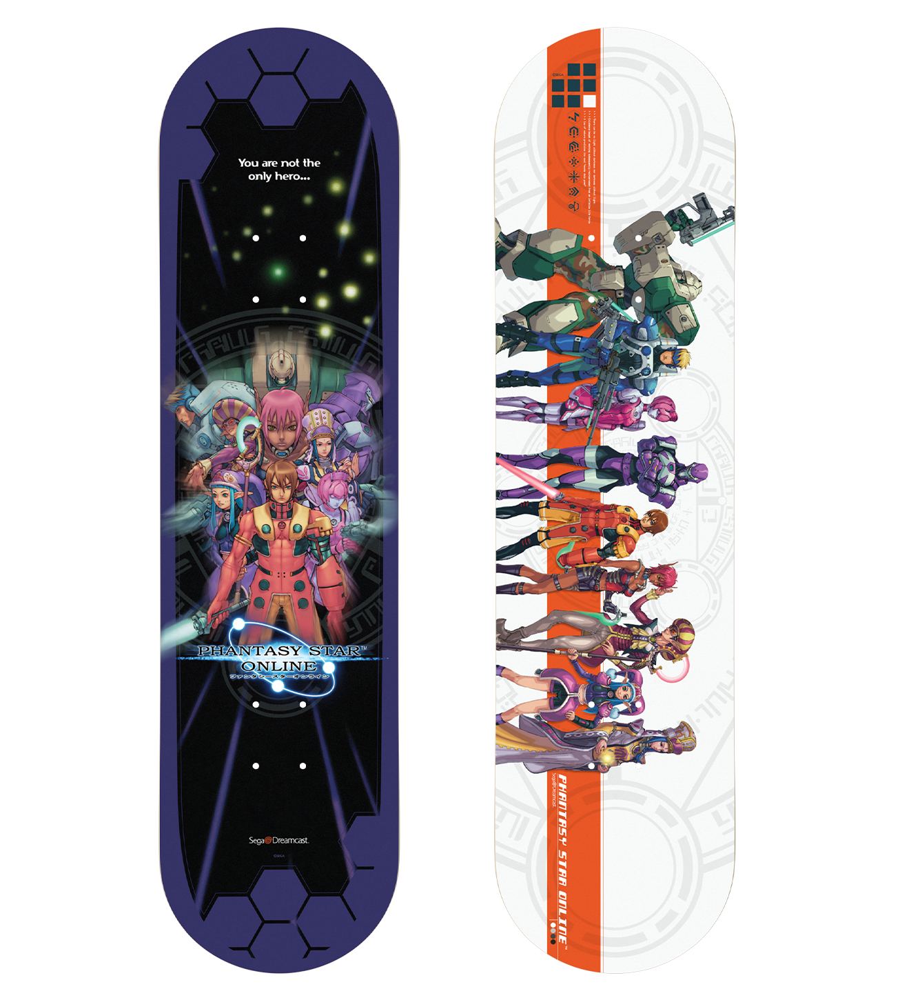 Phantasy Star Online Skate Deck