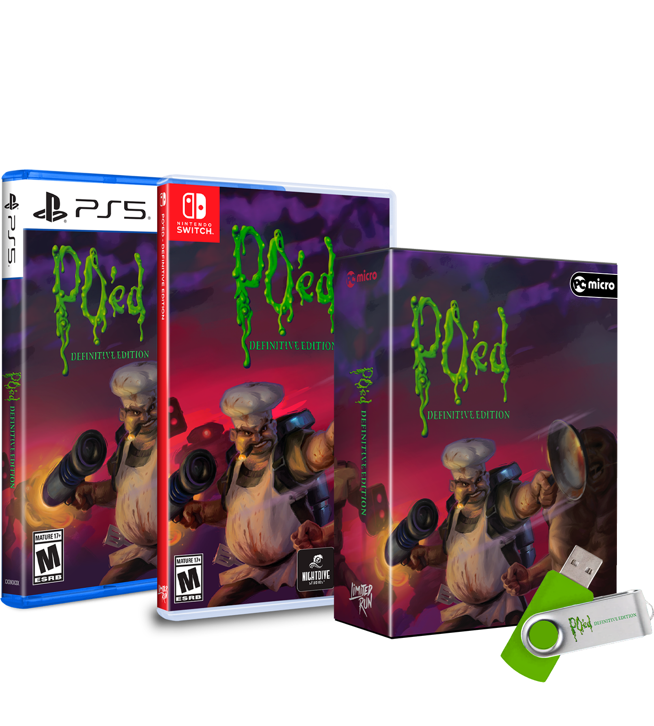 PO'ed: Definitive Edition - Standard Edition (Switch, PS5, PC)