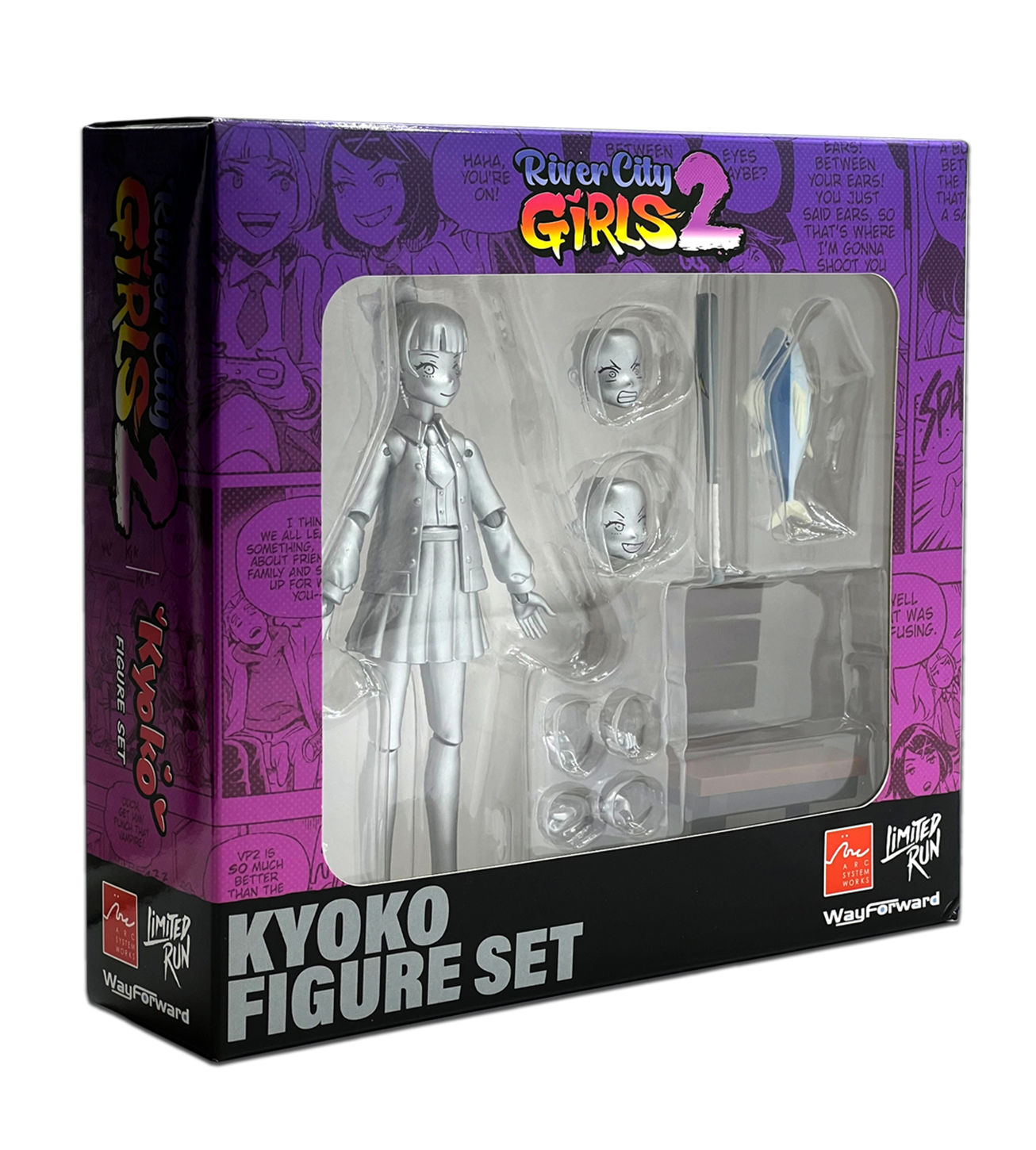 River City Girls 2 Figure Sets Silver