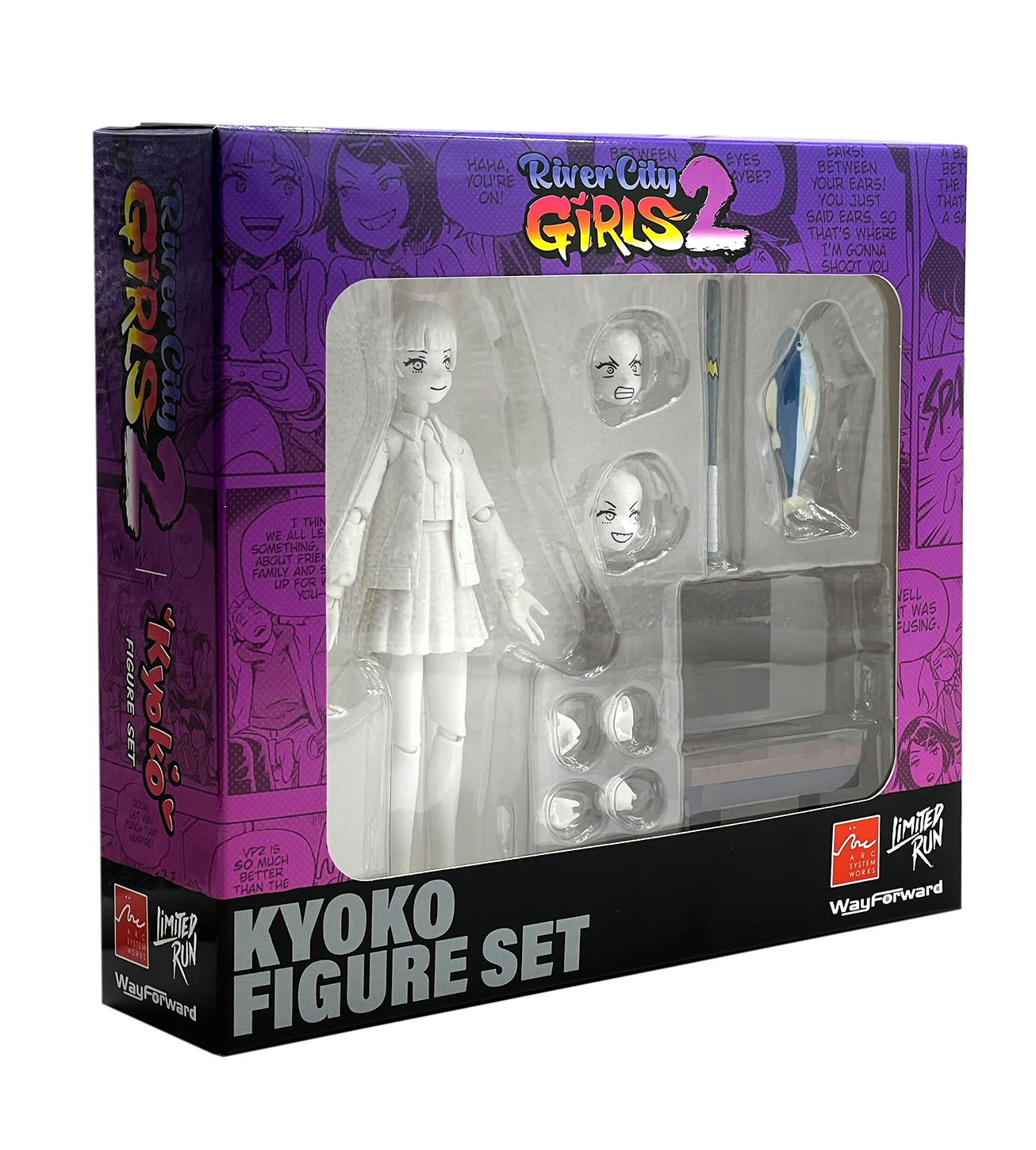 River City Girls 2 Figure Sets White