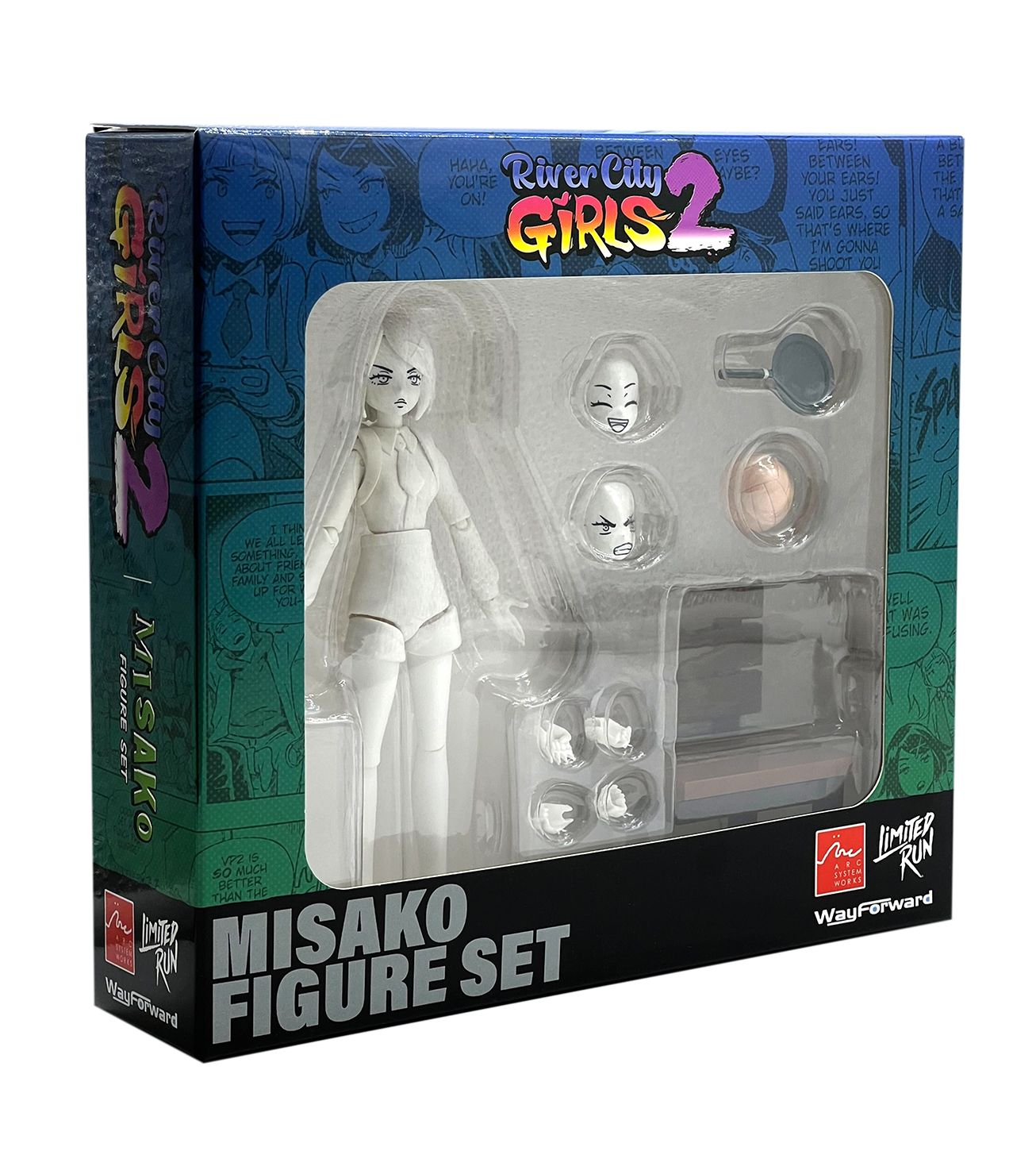 River City Girls 2 Figure Sets White