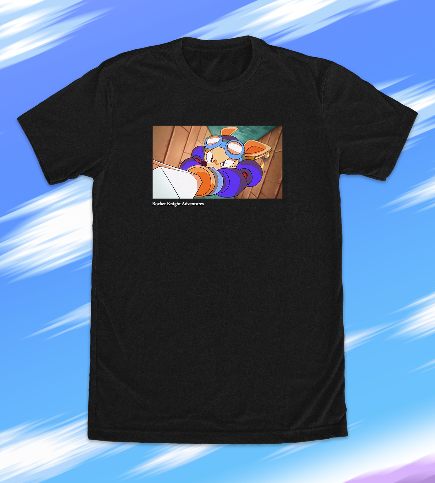 Rocket Knight Adventures: Re-Sparked Animation Tee