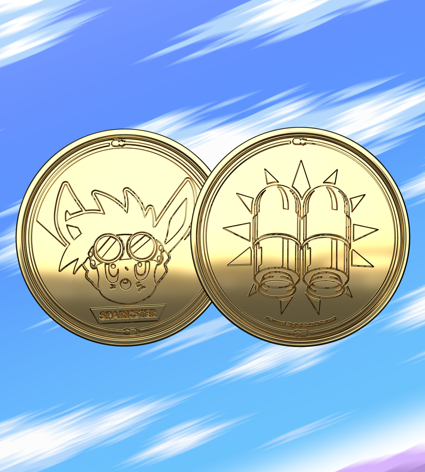 Rocket Knight Adventures Collectible Coin