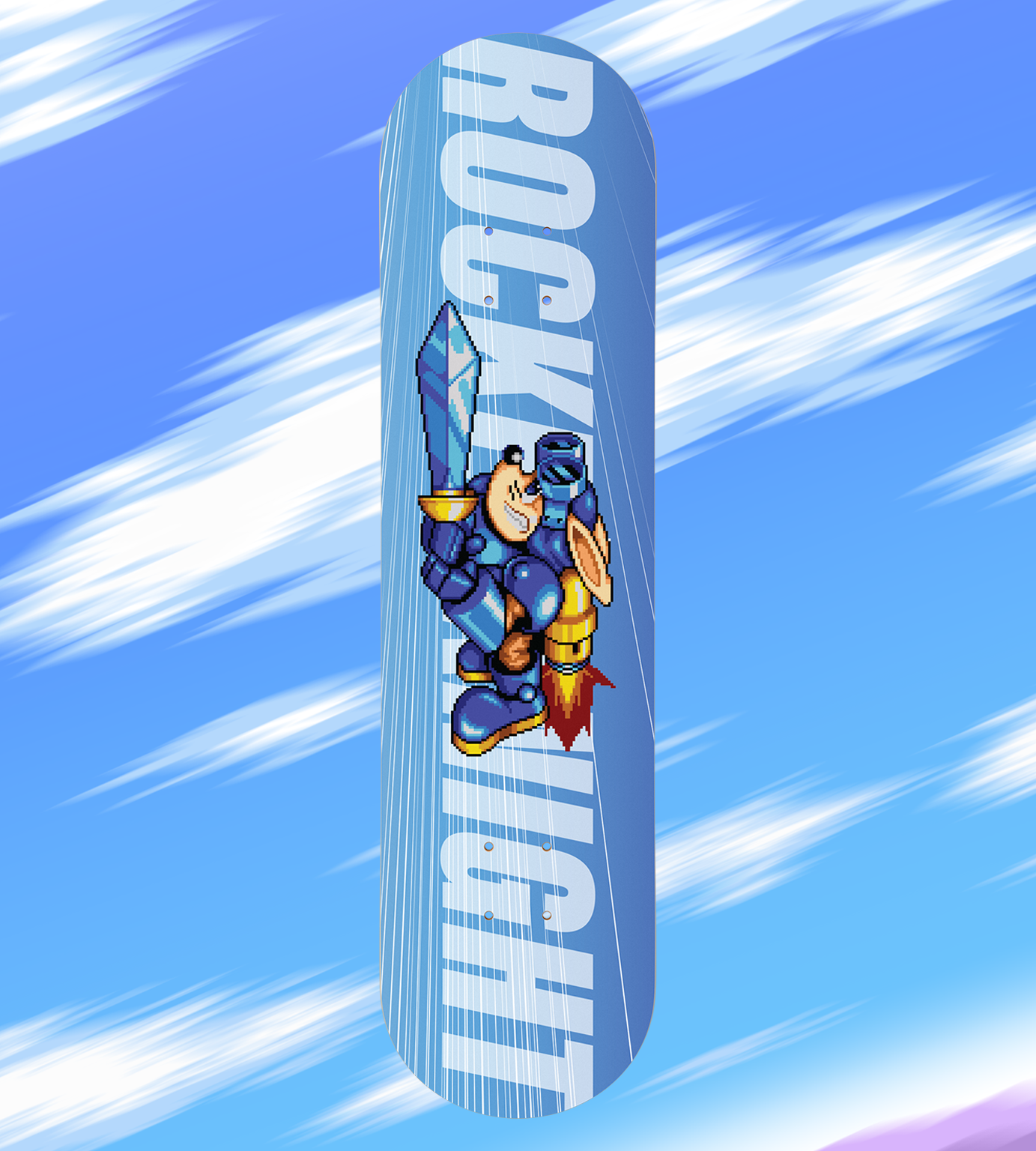 Rocket Knight Adventures Skate Deck