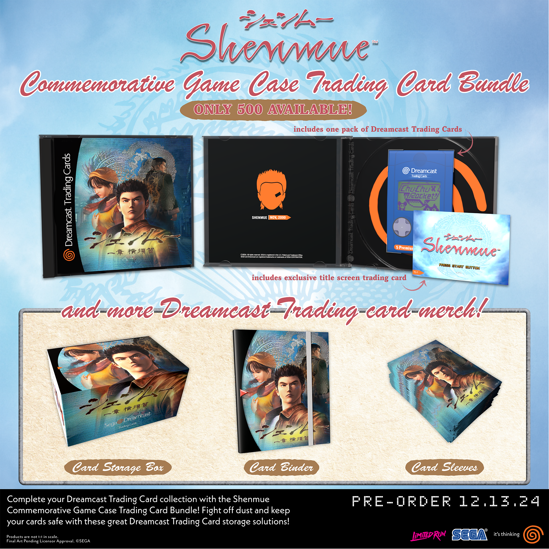 Shenmue Trading Card Binder