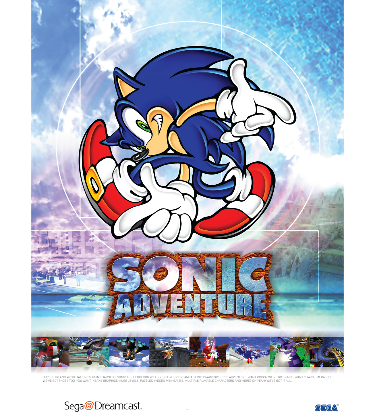 Sonic Adventure Poster