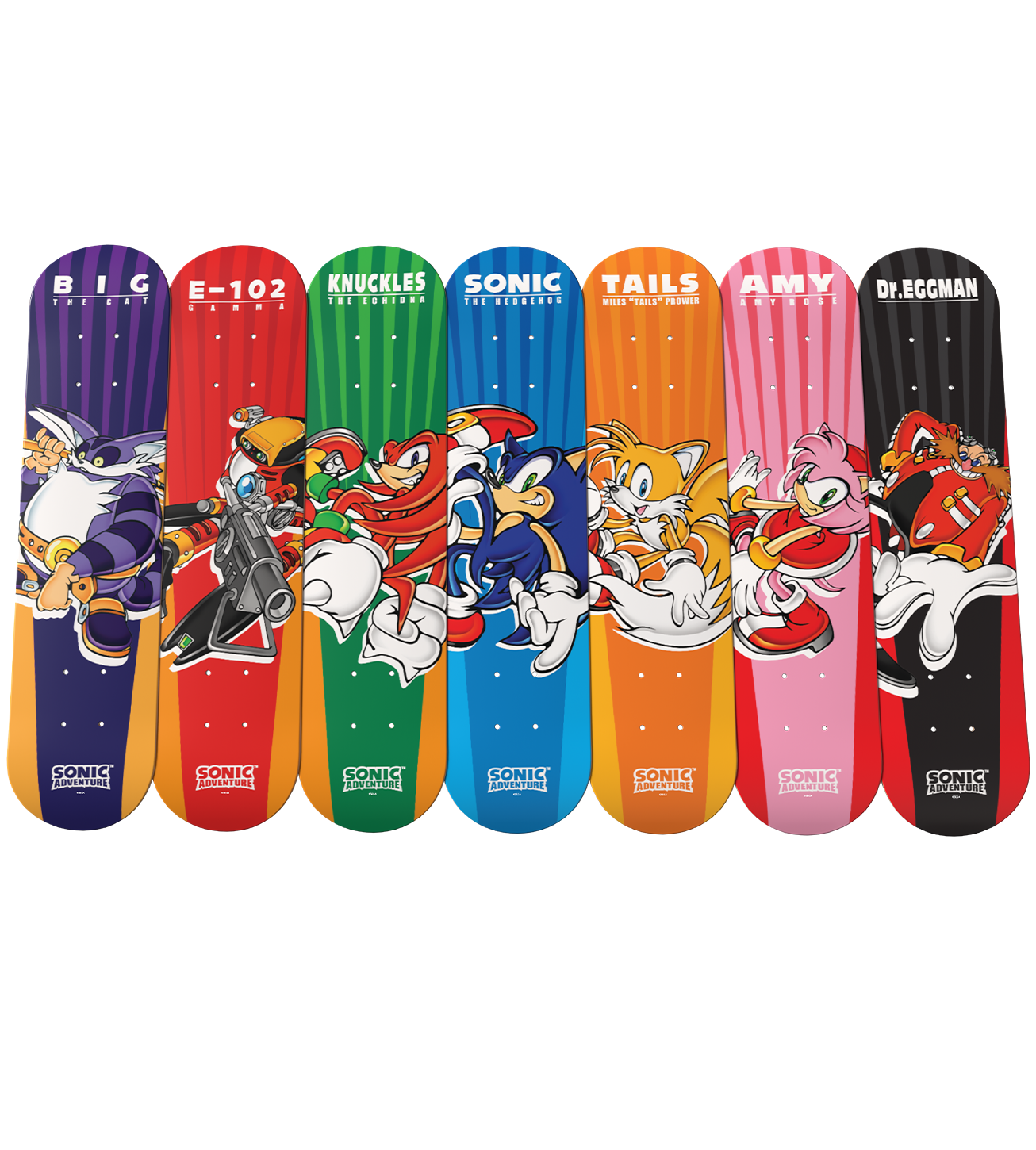 Sonic Adventure Skate Decks