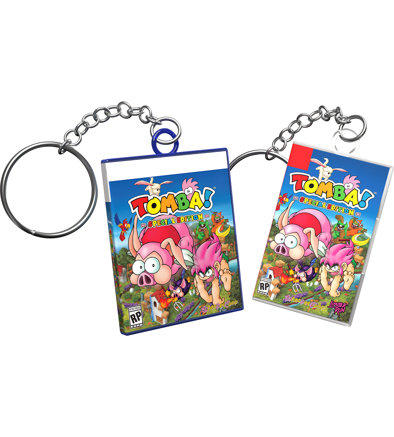 Tomba! Special Edition Mini Game Case Keychain