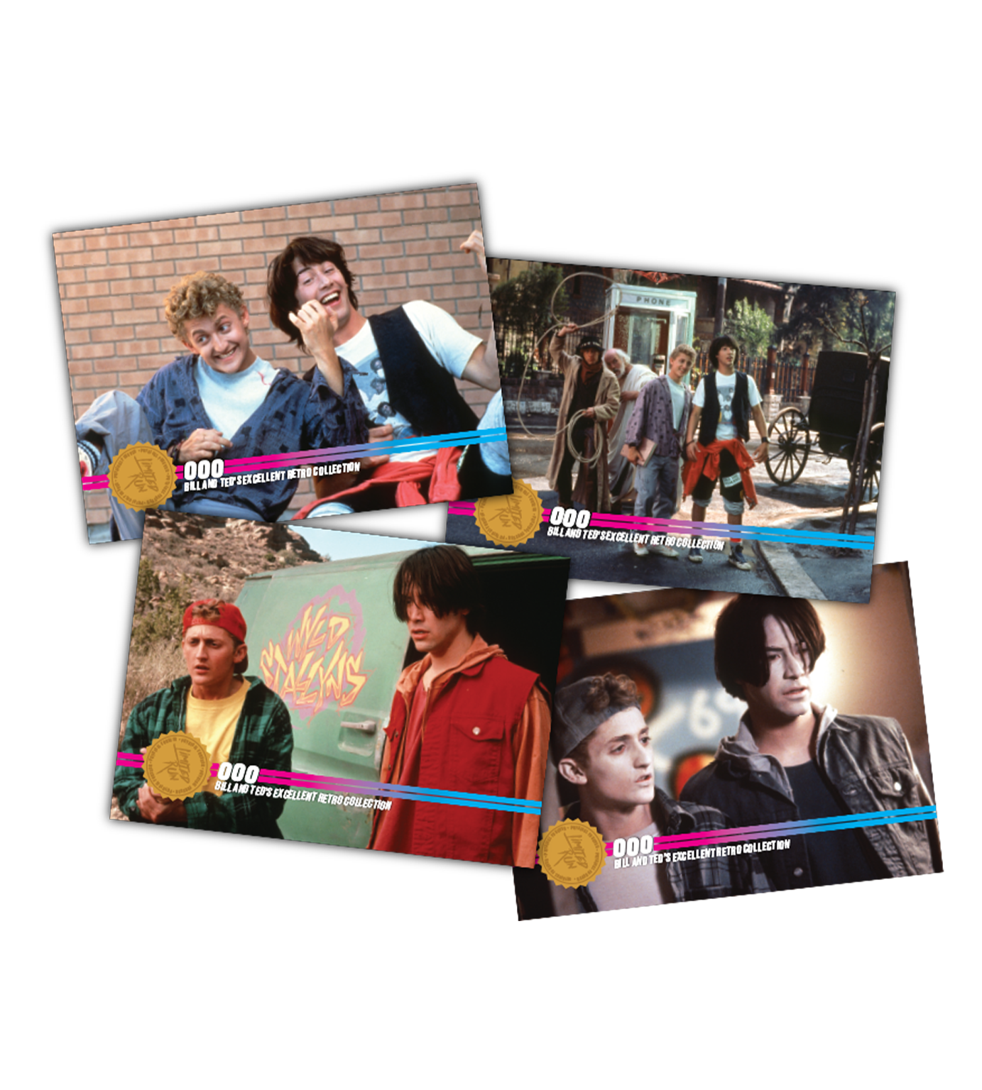 Bill & Ted's Excellent Retro Collection Trading Cards