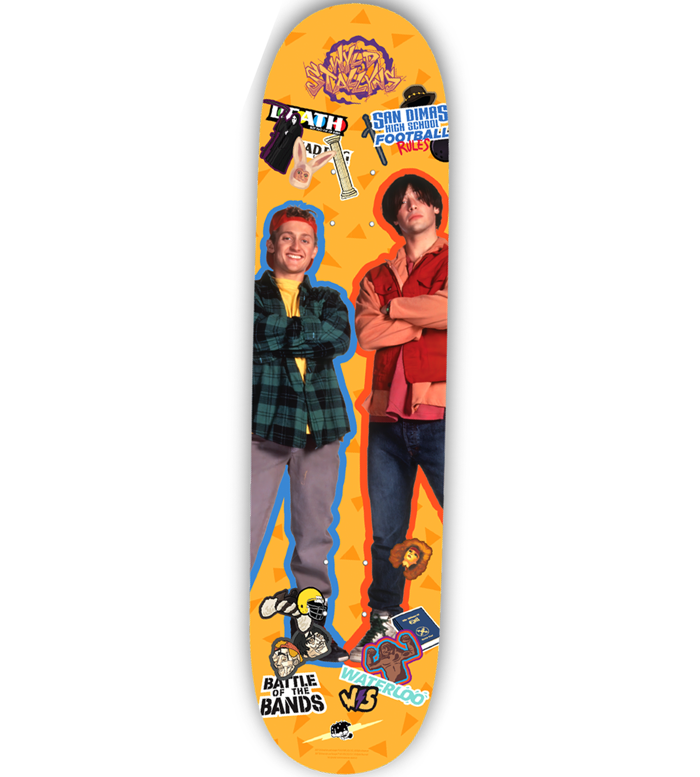 Bill & Ted's Excellent Retro Collection - Skateboard Deck