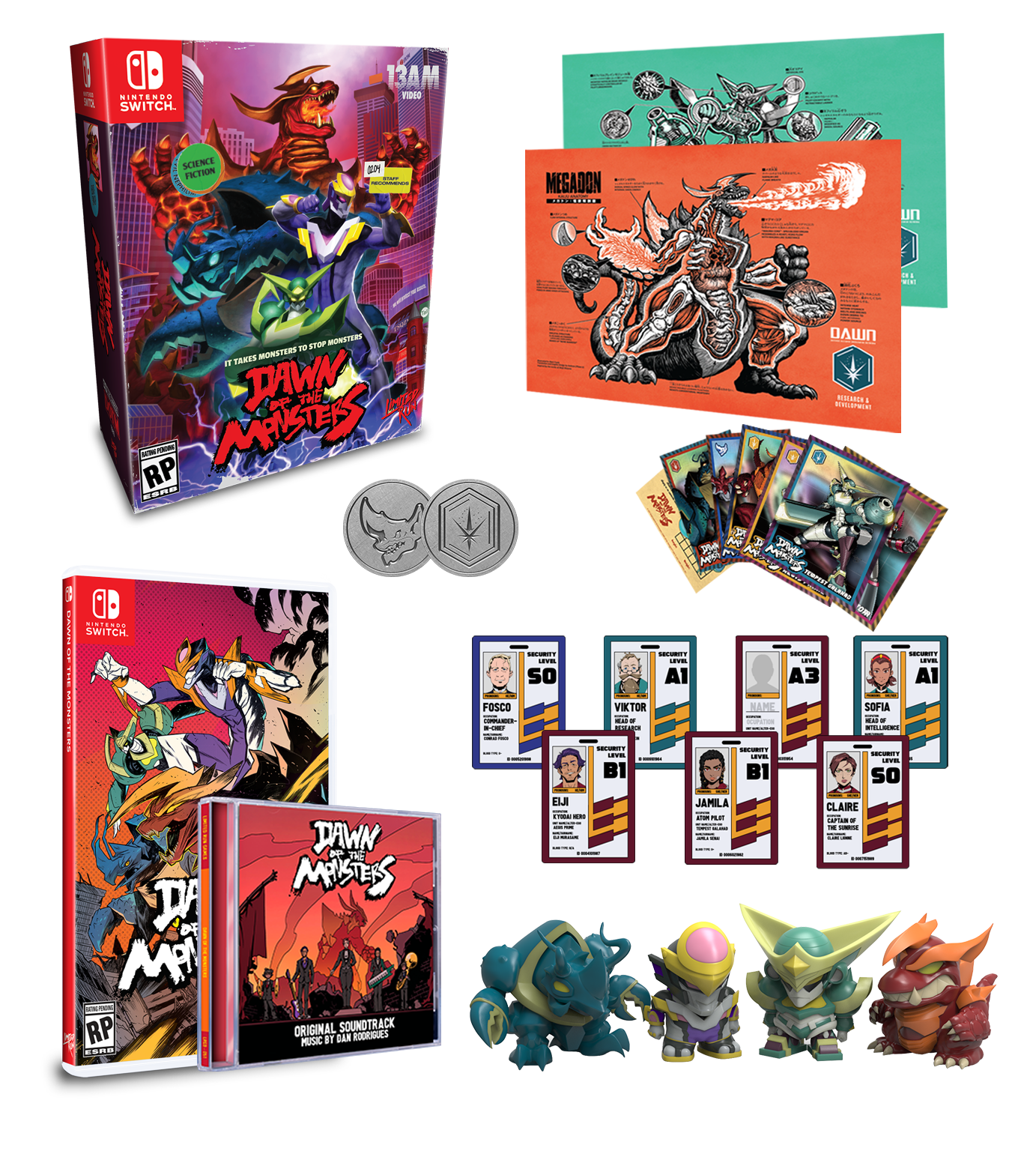 Switch Limited Run #136: Dawn of the Monsters Collector's Edition