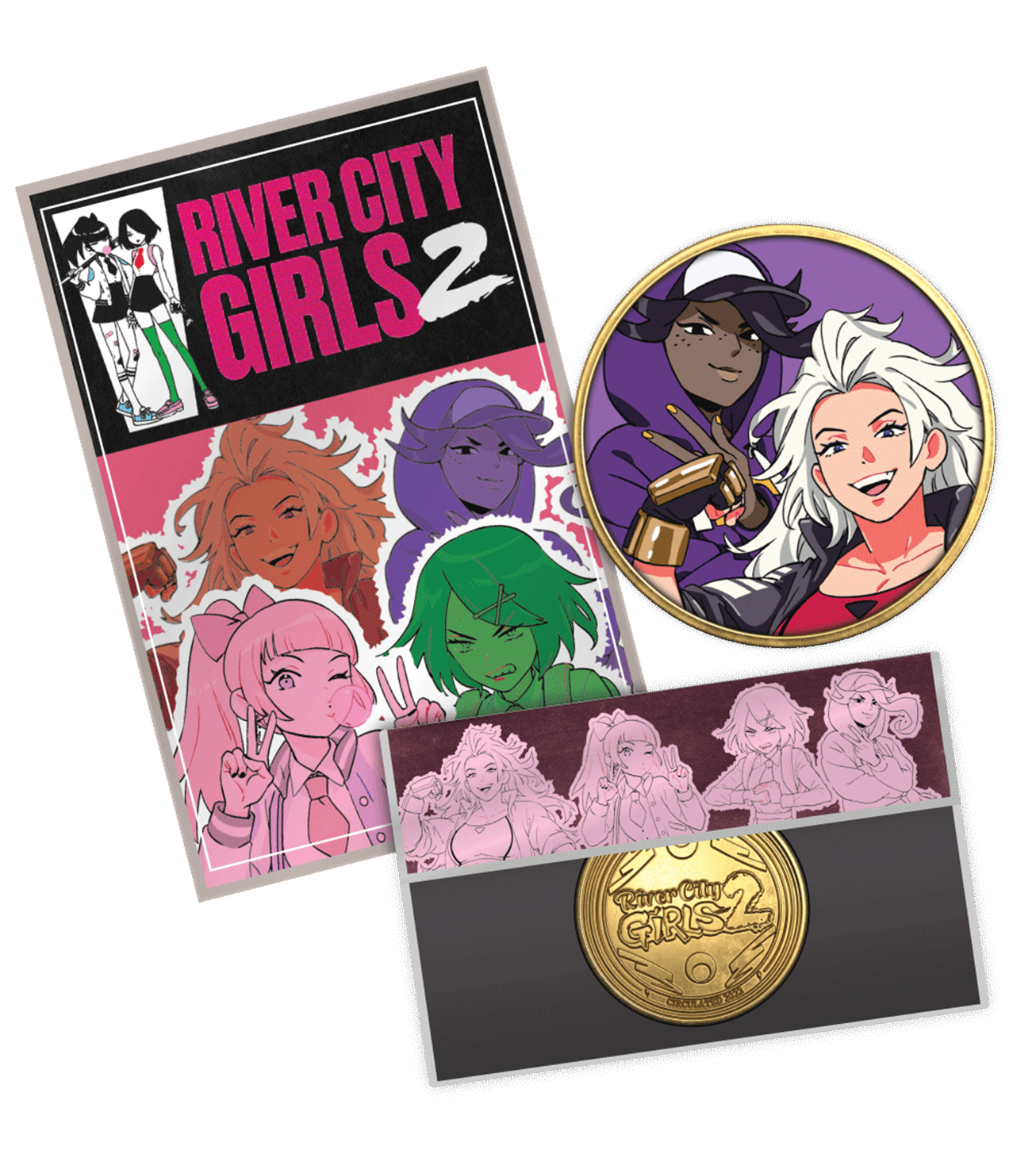 River City Girls 2 Commemorative Collectible Coin