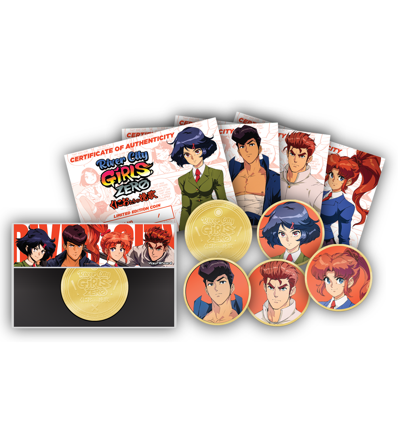 River City Girls Zero Collectible Coin Set