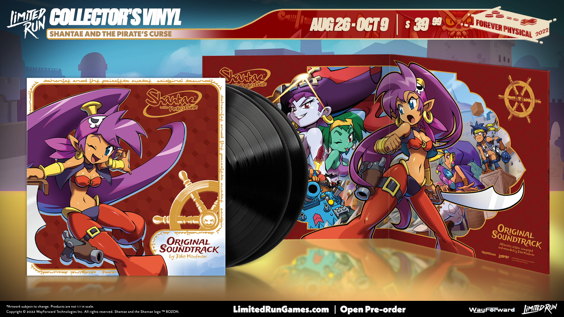 Shantae and the Pirate's Curse - 2LP Vinyl Soundtrack