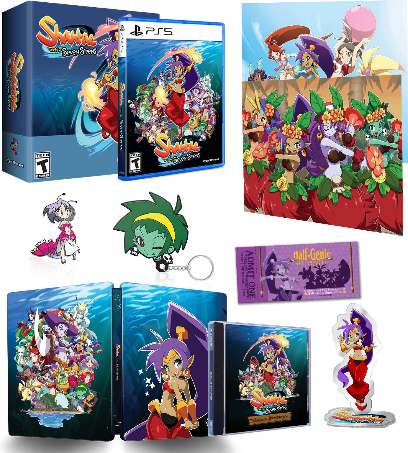 PS5 Limited Run #7: Shantae and the Seven Sirens Collector's Edition